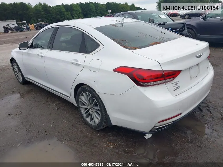 KMHGN4JE8HU188154 2017 Genesis G80 3.8