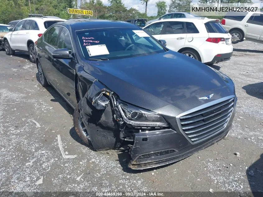 2017 Genesis G80 3.8 VIN: KMHGN4JE2HU205627 Lot: 40459268