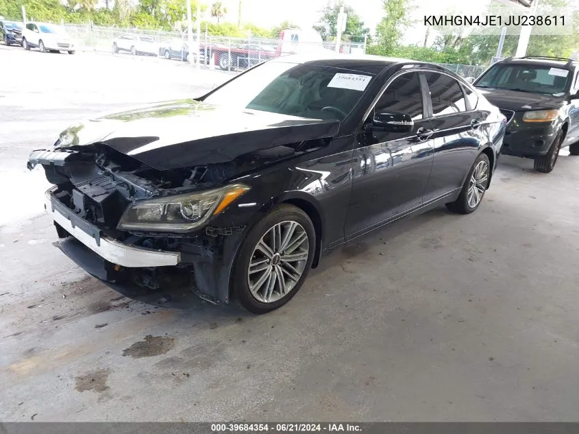 KMHGN4JE1JU238611 2018 Genesis G80 3.8