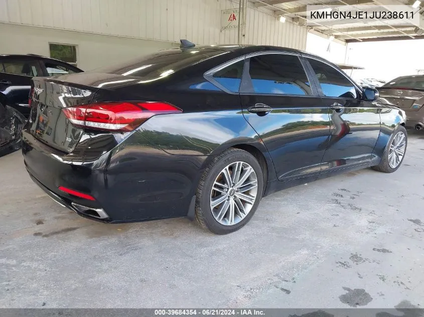 KMHGN4JE1JU238611 2018 Genesis G80 3.8