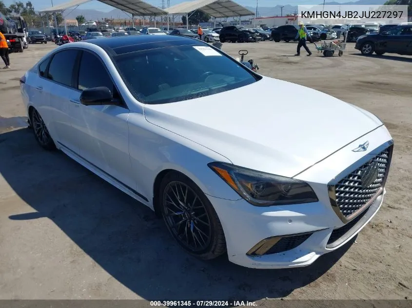 KMHGN4JB2JU227297 2018 Genesis G80 3.3T Sport