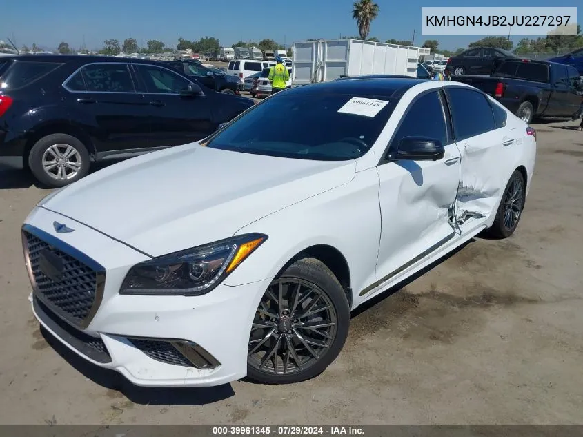 KMHGN4JB2JU227297 2018 Genesis G80 3.3T Sport