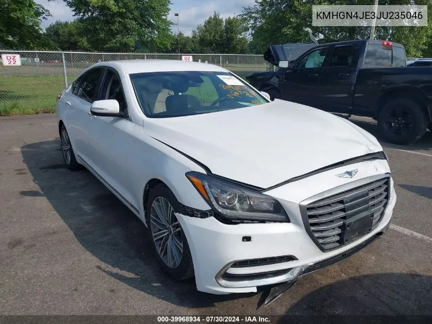 KMHGN4JE3JU235046 2018 Genesis G80 3.8