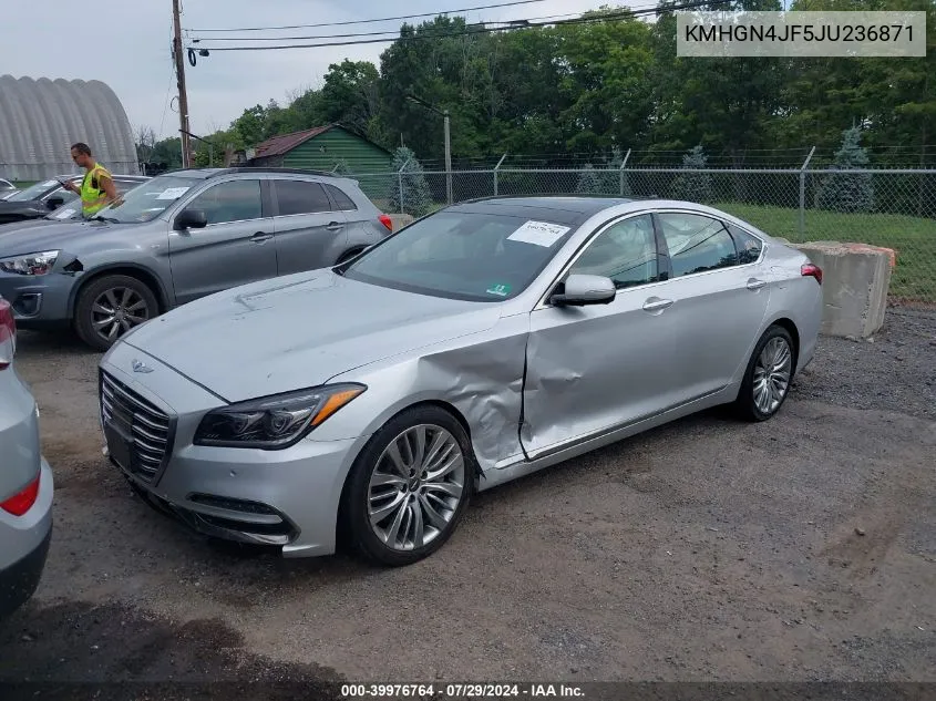 KMHGN4JF5JU236871 2018 Genesis G80 5.0 Ultimate