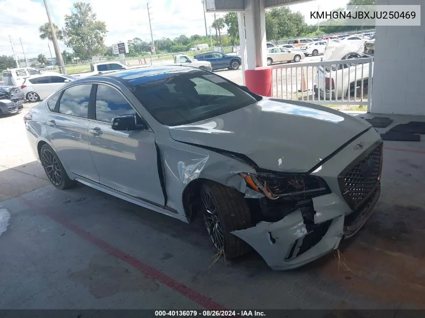 KMHGN4JBXJU250469 2018 Genesis G80 3.3T Sport