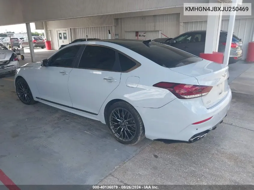 KMHGN4JBXJU250469 2018 Genesis G80 3.3T Sport