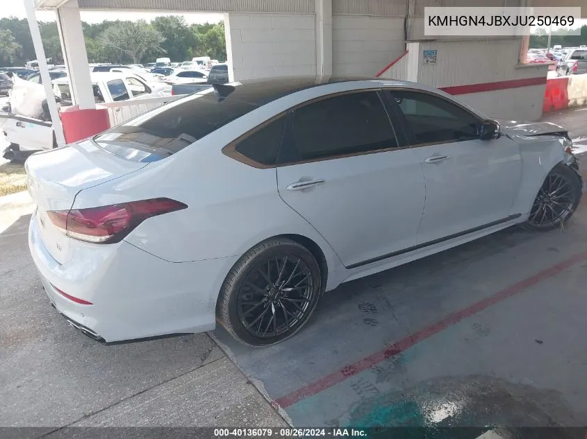 KMHGN4JBXJU250469 2018 Genesis G80 3.3T Sport