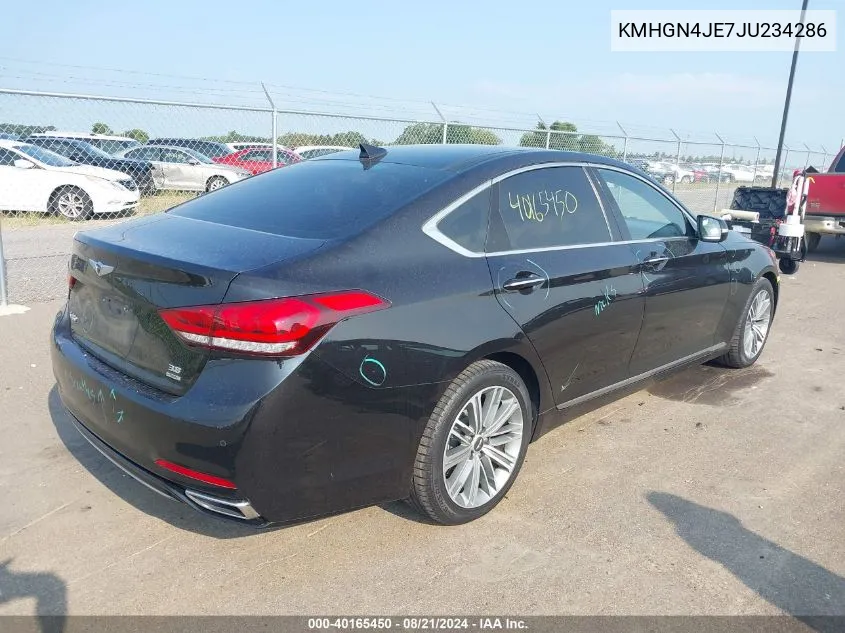 KMHGN4JE7JU234286 2018 Genesis G80 Premium/Ultimate