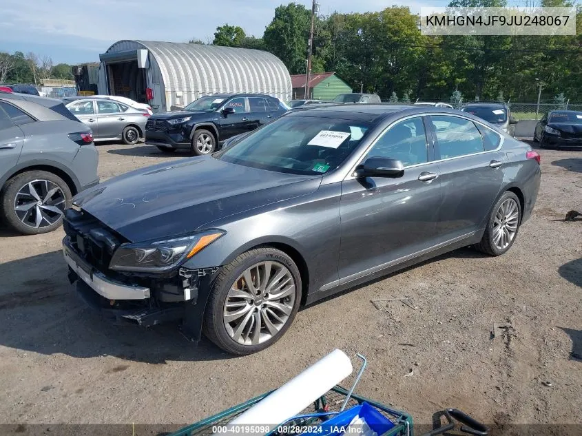 KMHGN4JF9JU248067 2018 Genesis G80 5.0 Ultimate