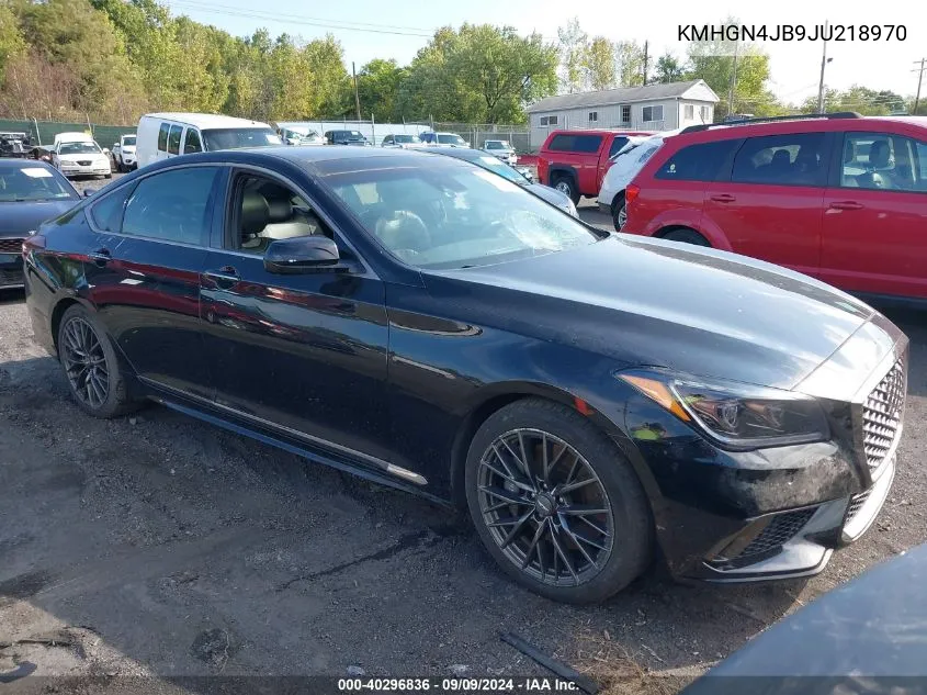 2018 Genesis G80 3.3T Sport VIN: KMHGN4JB9JU218970 Lot: 40296836