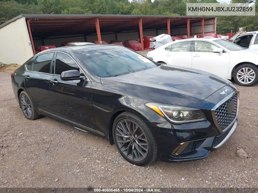 2018 Genesis G80 3.3T Sport VIN: KMHGN4JBXJU232859 Lot: 40505465