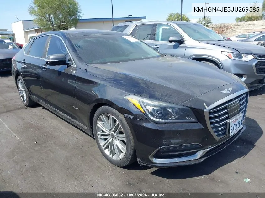 2018 Genesis G80 3.8 VIN: KMHGN4JE5JU269585 Lot: 40506862