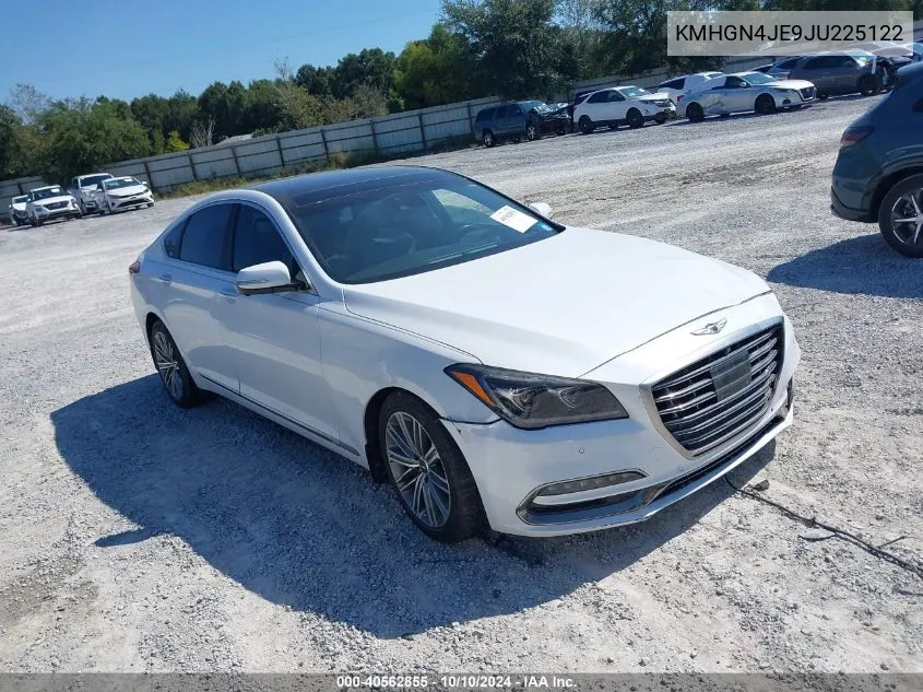 2018 Genesis G80 3.8 VIN: KMHGN4JE9JU225122 Lot: 40562855