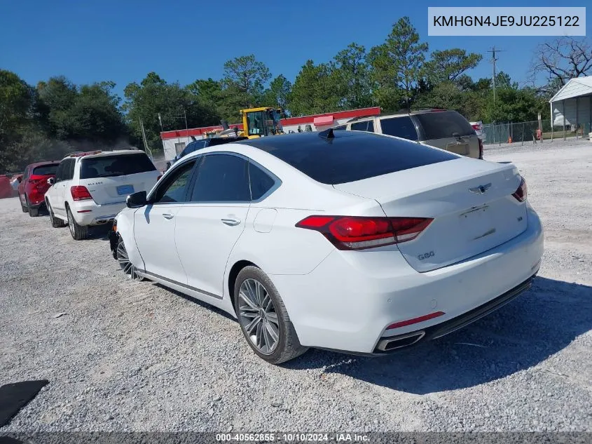 2018 Genesis G80 3.8 VIN: KMHGN4JE9JU225122 Lot: 40562855