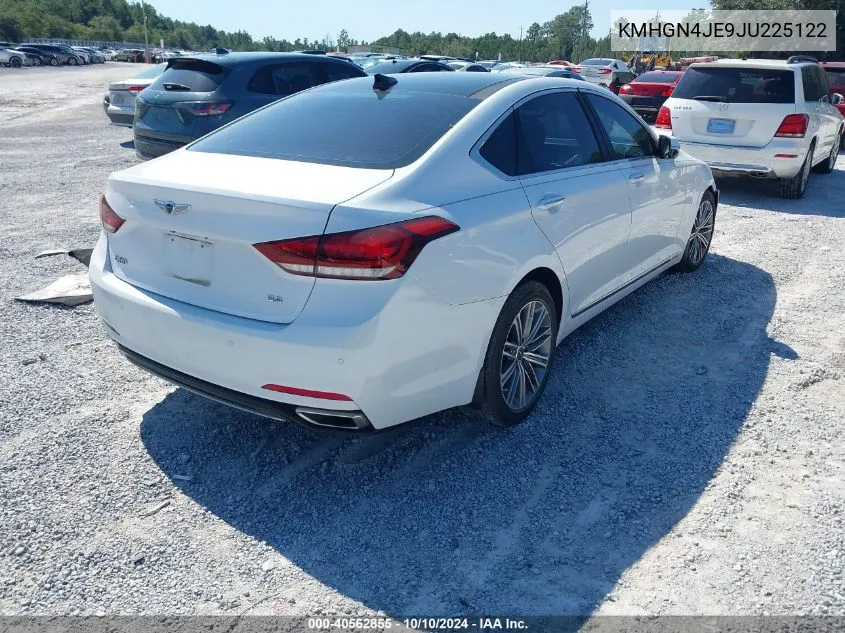 2018 Genesis G80 3.8 VIN: KMHGN4JE9JU225122 Lot: 40562855