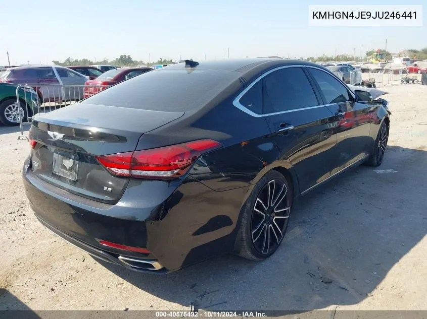 2018 Genesis G80 3.8 VIN: KMHGN4JE9JU246441 Lot: 40575492