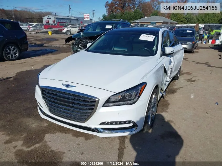 KMHGN4JE6JU254156 2018 Genesis G80 3.8