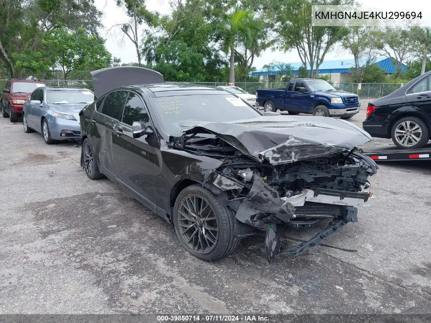 KMHGN4JE4KU299694 2019 Genesis G80 3.8