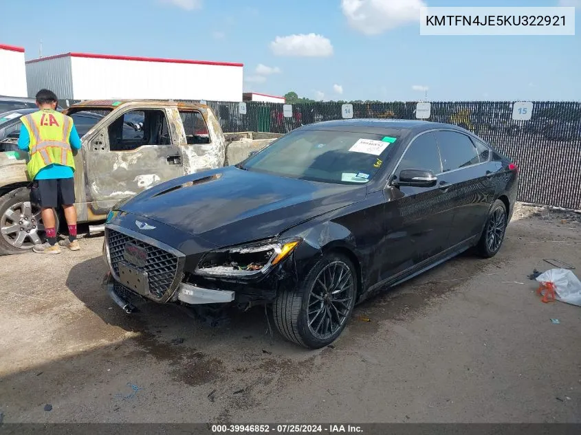 KMTFN4JE5KU322921 2019 Genesis G80 3.8