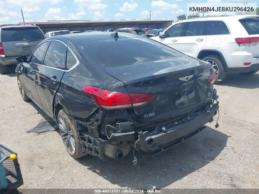 KMHGN4JE8KU296426 2019 Genesis G80 3.8