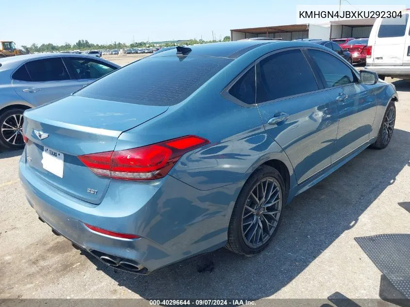 KMHGN4JBXKU292304 2019 Genesis G80 Sport/Ultimate