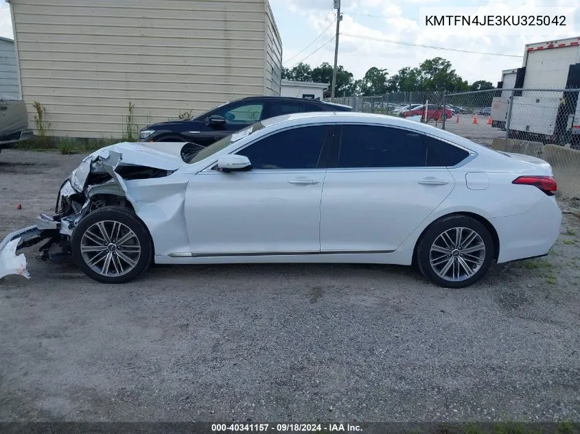 2019 Genesis G80 3.8 VIN: KMTFN4JE3KU325042 Lot: 40341157