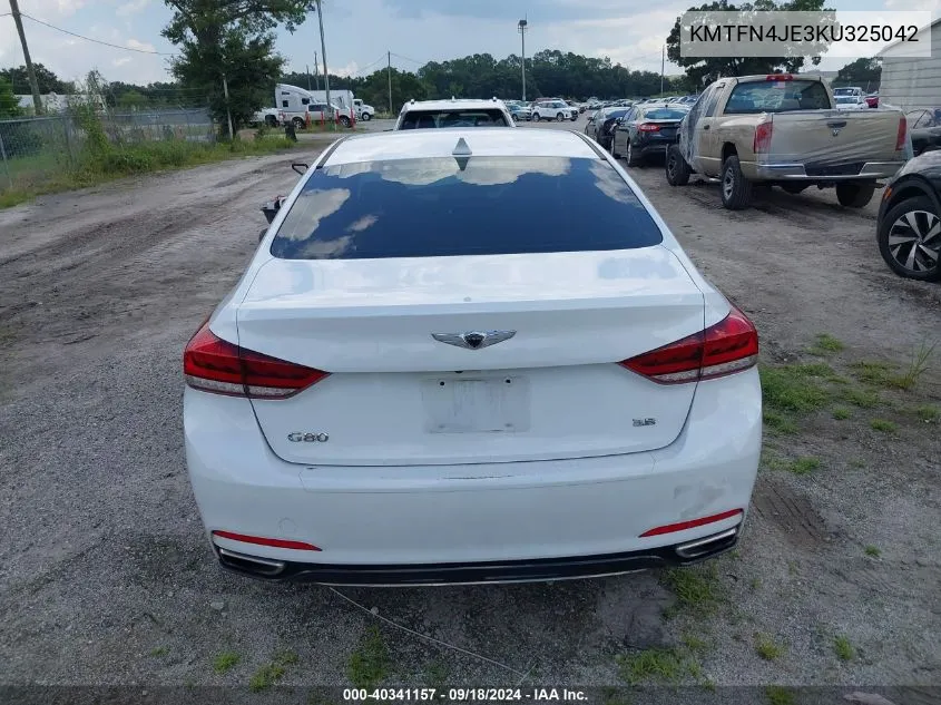 2019 Genesis G80 3.8 VIN: KMTFN4JE3KU325042 Lot: 40341157