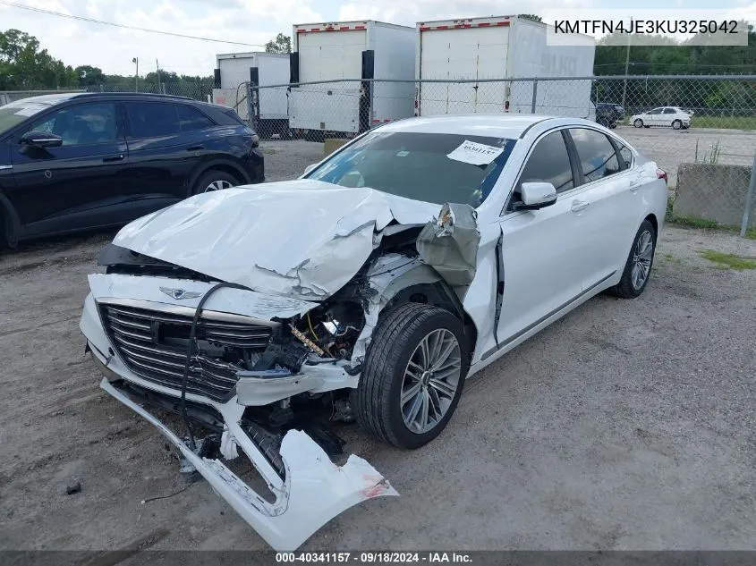 2019 Genesis G80 3.8 VIN: KMTFN4JE3KU325042 Lot: 40341157