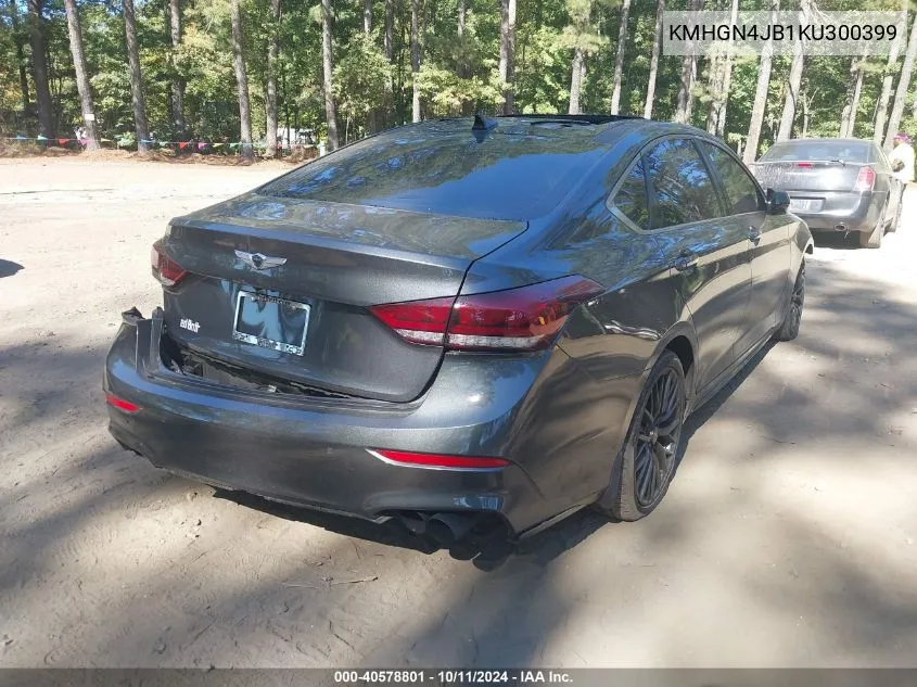 2019 Genesis G80 3.3T Sport VIN: KMHGN4JB1KU300399 Lot: 40578801