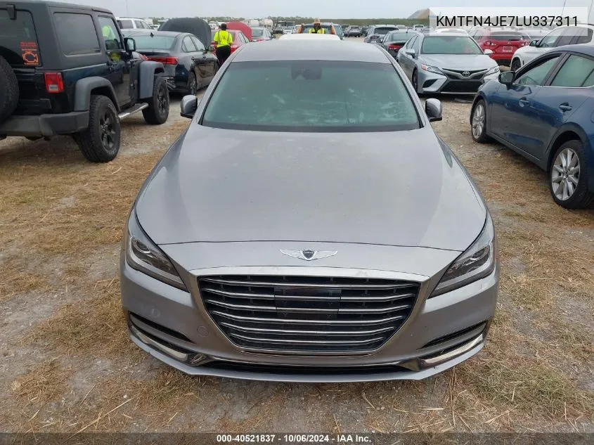 2020 Genesis G80 Sport/Ultimate VIN: KMTFN4JE7LU337311 Lot: 40521837