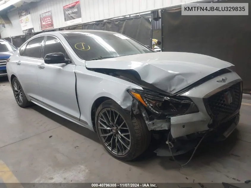 2020 Genesis G80 3.3T Sport Rwd VIN: KMTFN4JB4LU329835 Lot: 40796305