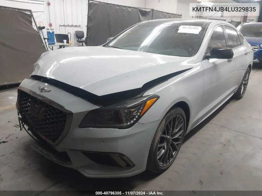 2020 Genesis G80 3.3T Sport Rwd VIN: KMTFN4JB4LU329835 Lot: 40796305