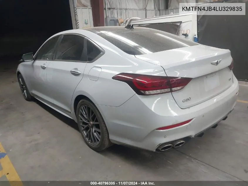 2020 Genesis G80 3.3T Sport Rwd VIN: KMTFN4JB4LU329835 Lot: 40796305