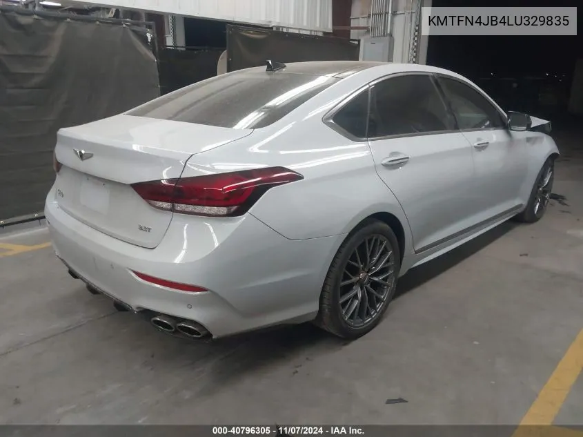 2020 Genesis G80 3.3T Sport Rwd VIN: KMTFN4JB4LU329835 Lot: 40796305