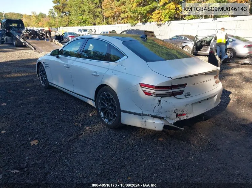 2021 Genesis G80 Advanced/Prestige VIN: KMTGB4SC9MU046143 Lot: 40516173