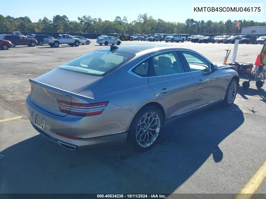 2021 Genesis G80 2.5T Rwd VIN: KMTGB4SC0MU046175 Lot: 40534238