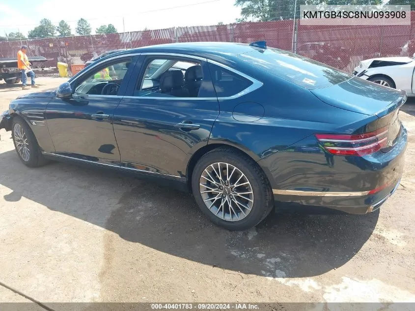 2022 Genesis G80 2.5T Rwd VIN: KMTGB4SC8NU093908 Lot: 40401783