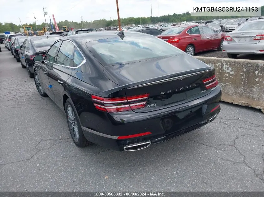 KMTGB4SC3RU241193 2024 Genesis G80 2.5T Awd