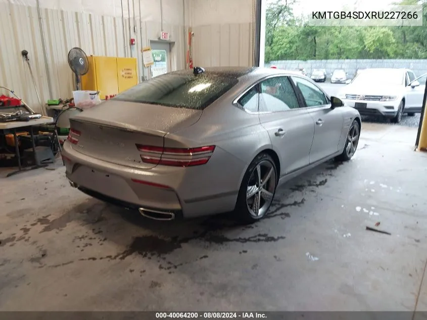 2024 Genesis G80 3.5T Sport Awd VIN: KMTGB4SDXRU227266 Lot: 40064200