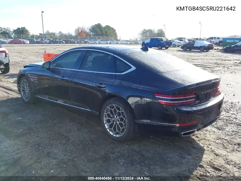 KMTGB4SC5RU221642 2024 Genesis G80 2.5T Awd