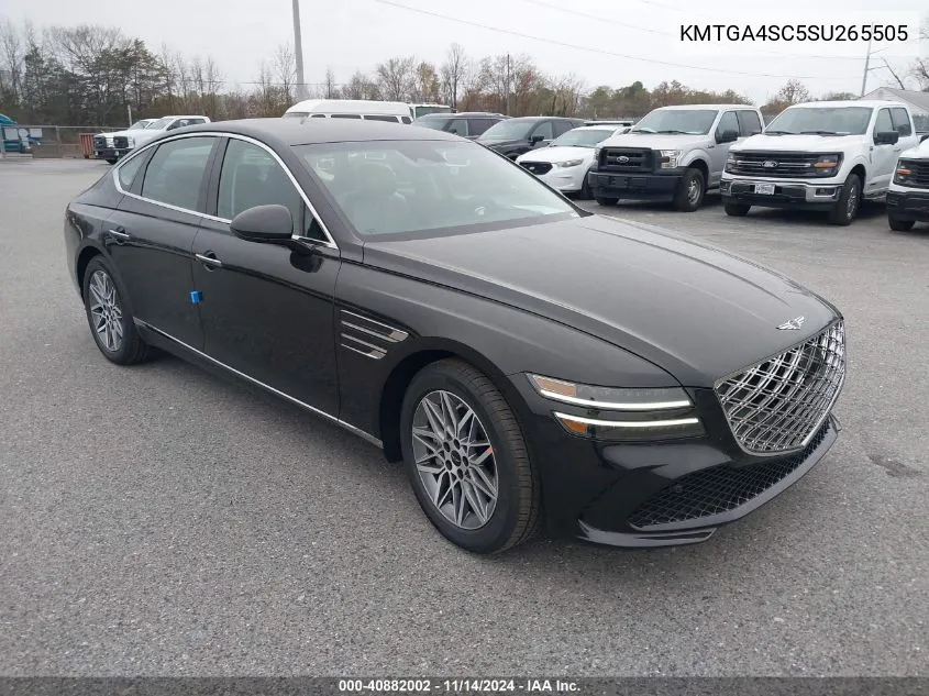 2025 Genesis G80 2.5T Awd VIN: KMTGA4SC5SU265505 Lot: 40882002