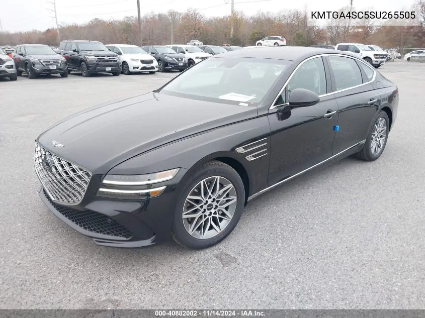 2025 Genesis G80 2.5T Awd VIN: KMTGA4SC5SU265505 Lot: 40882002