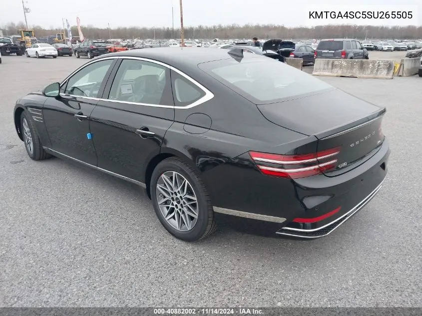 2025 Genesis G80 2.5T Awd VIN: KMTGA4SC5SU265505 Lot: 40882002