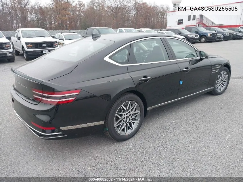 2025 Genesis G80 2.5T Awd VIN: KMTGA4SC5SU265505 Lot: 40882002