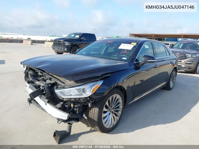 KMHG34JA5JU047146 2018 Genesis G90 3.3T Premium