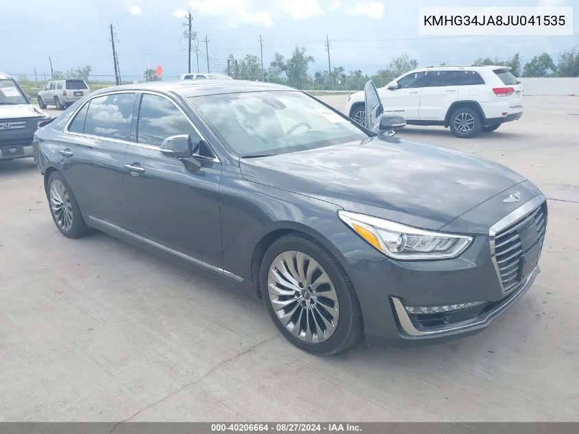 KMHG34JA8JU041535 2018 Genesis G90 3.3T Premium