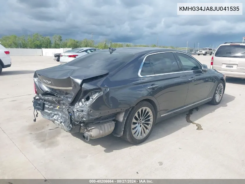 KMHG34JA8JU041535 2018 Genesis G90 3.3T Premium