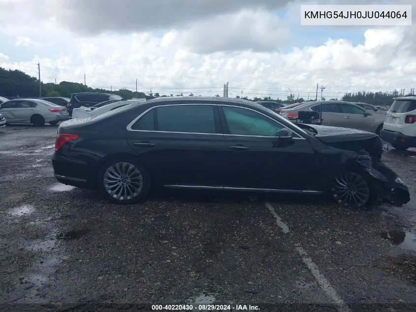 KMHG54JH0JU044064 2018 Genesis G90 5.0 Ultimate