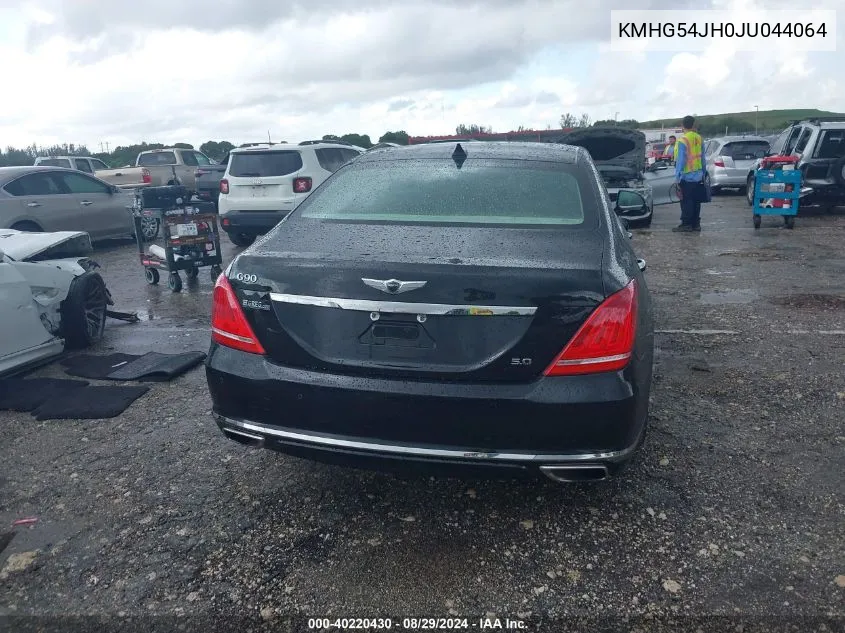 KMHG54JH0JU044064 2018 Genesis G90 5.0 Ultimate