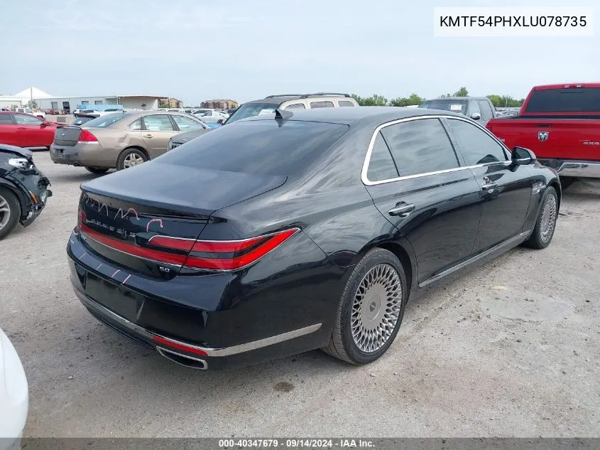 KMTF54PHXLU078735 2020 Genesis G90 Ultimate